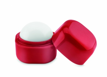 Logotrade promotional giveaway image of: Lip balm in cube box