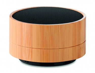 Logotrade promotional item picture of: 3W Bamboo wireless speaker
