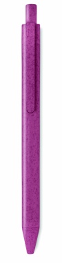 Logo trade advertising product photo of: Wheat Straw/ABS push type pen