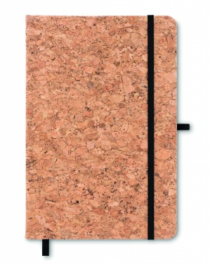 Logo trade promotional products picture of: A5 cork notebook 96 lined
