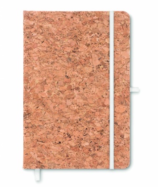 Logotrade advertising product image of: A5 cork notebook 96 lined