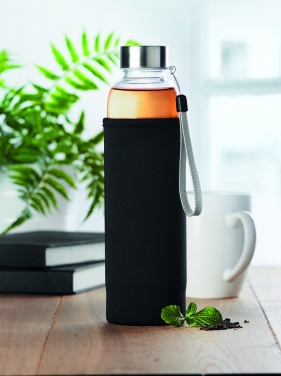 Logo trade advertising products picture of: Single wall glass bottle 500ml