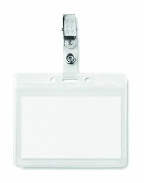 Logo trade promotional gifts picture of: PVC badge holder