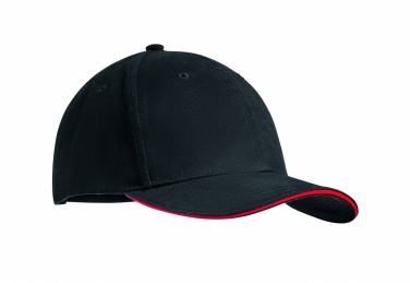 Logo trade advertising products image of: Brushed heavy cotton 6 panel Ba