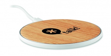 Logotrade promotional products photo of: Wireless charger round 5W TISPAD
