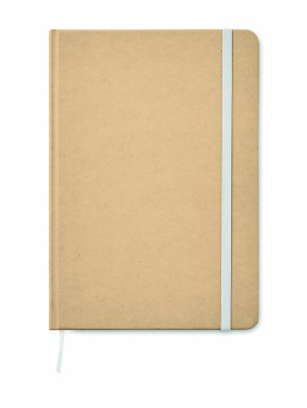 Logotrade promotional merchandise picture of: A5 recycled notebook 80 lined