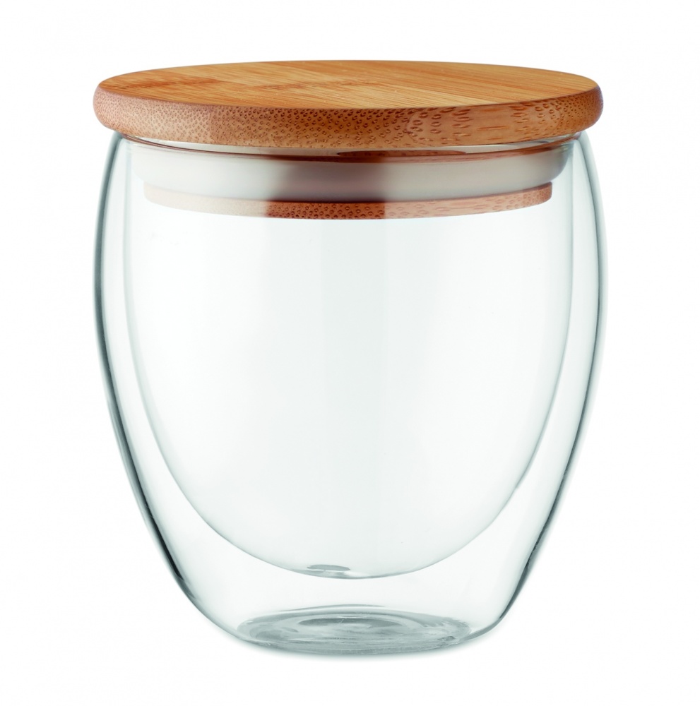 Logotrade promotional merchandise photo of: Double wall glass 250ml Hamburg