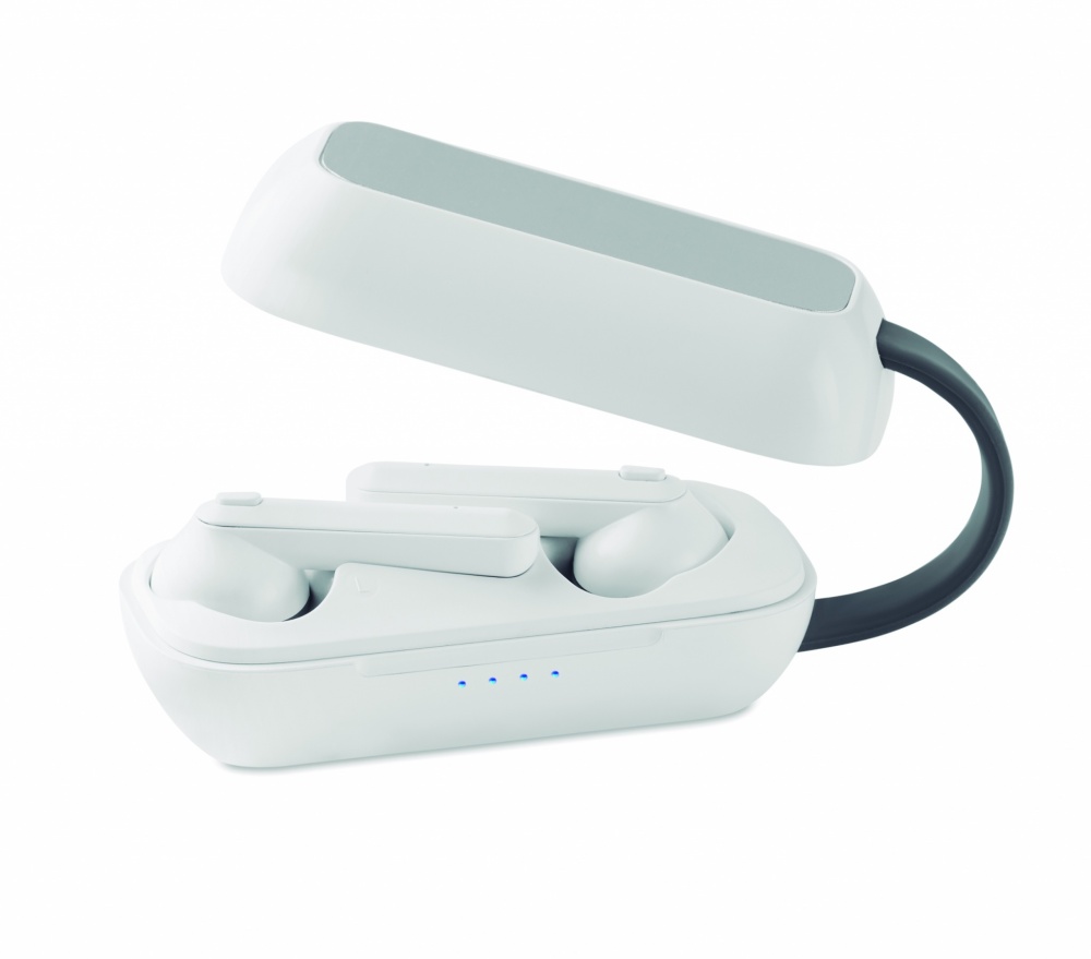 Logo trade advertising products picture of: TWS wireless charging earbuds