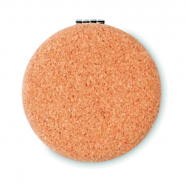Logo trade promotional merchandise image of: Pocket mirror with cork cover