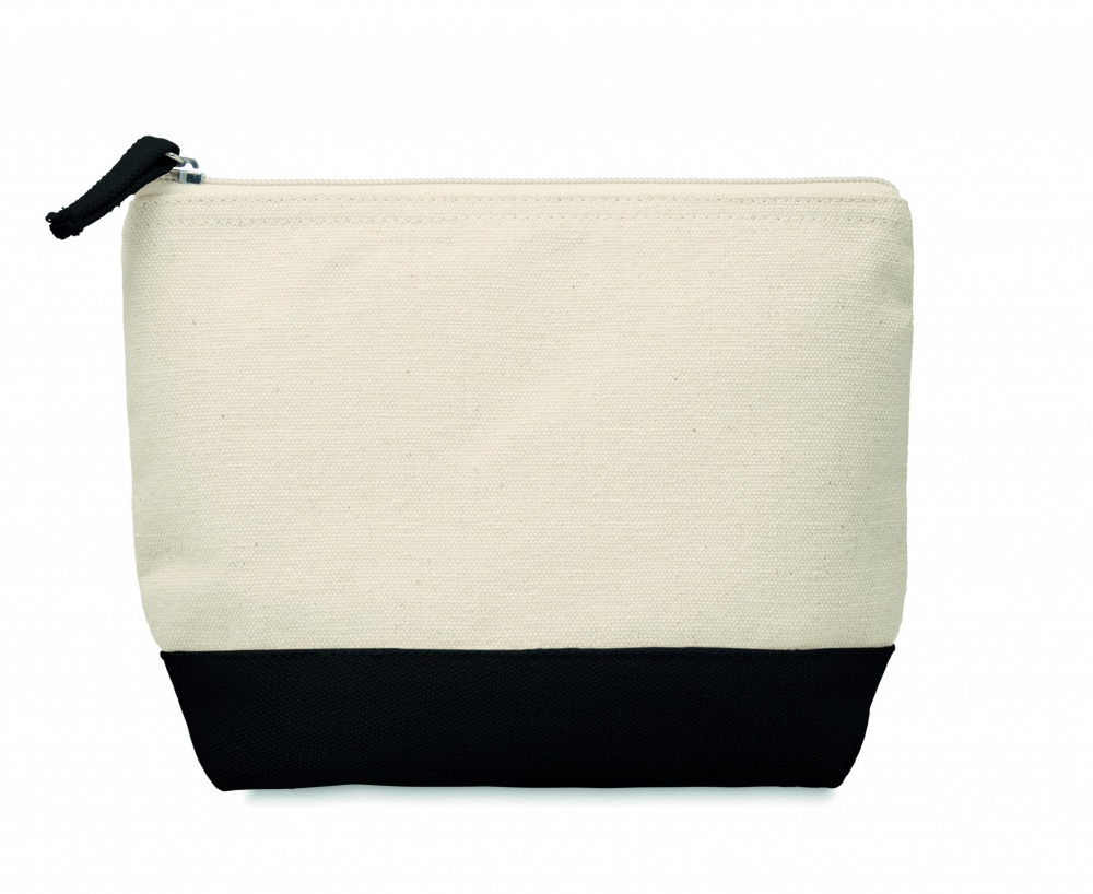 Logotrade promotional giveaways photo of: Bicolour cotton cosmetic bag