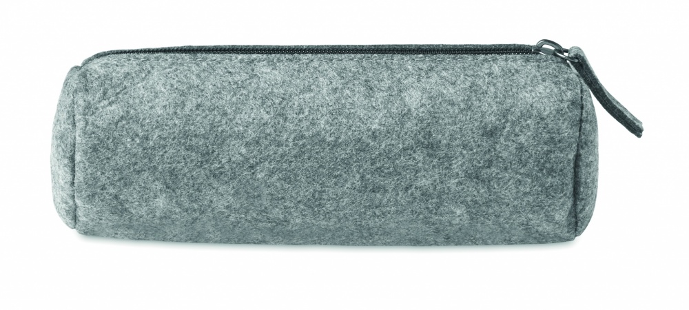 Logo trade promotional merchandise picture of: Felt zippered pencil case