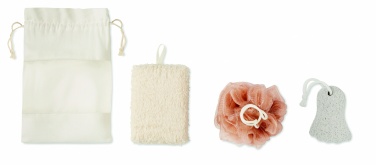 Logotrade promotional products photo of: Bath set in cotton pouch
