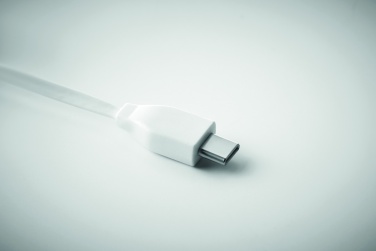 Logo trade promotional item photo of: Bamboo 3-in-1 cable