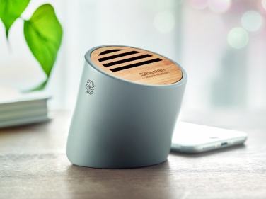 Logo trade advertising products image of: Wireless speaker limestone