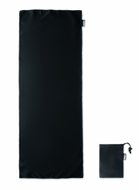 Logo trade corporate gifts image of: RPET sports towel and pouch