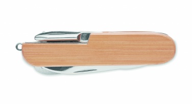 Logotrade promotional gift image of: Multi tool pocket knife bamboo