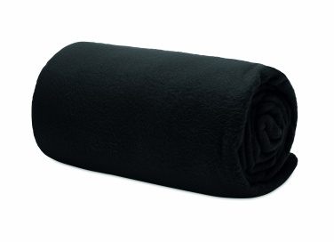 Logo trade promotional merchandise image of: RPET fleece travel blanket