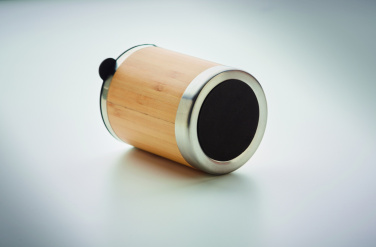 Logo trade promotional gifts image of: Tumbler in bamboo cover 250ml