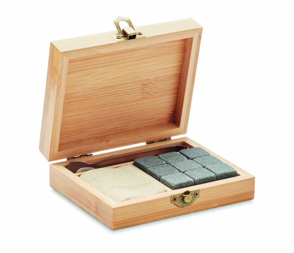 Logo trade promotional giveaways picture of: 9 stone ice cubes in box