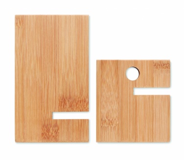 Logotrade promotional giveaways photo of: Bamboo phone stand/ holder WHIPPY