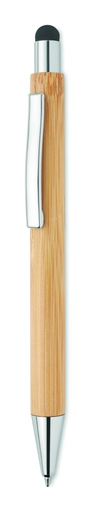 Logotrade promotional item image of: Bamboo ballpoint pen with blue ink