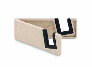 Logo trade promotional giveaways picture of: Phone holder bamboo fibre/PP