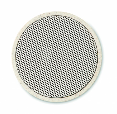 Logo trade promotional giveaway photo of: 3W speaker in wheat straw/ABS