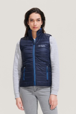 Logo trade corporate gifts image of: WAVE WOMEN BODYWARMER 180g