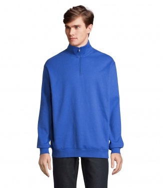 Logo trade promotional giveaway photo of: CONRAD Sweat Zip Collar