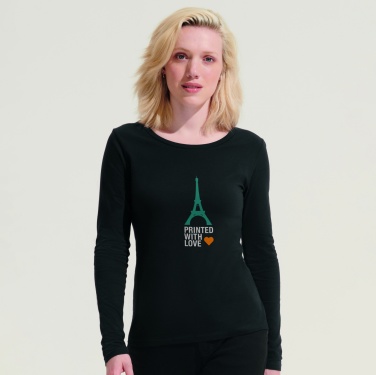 Logo trade promotional giveaways picture of: MAJESTIC LG SLEEVE T-SHIRT