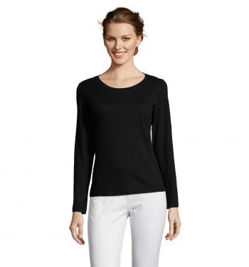 Logo trade corporate gifts picture of: MAJESTIC LG SLEEVE T-SHIRT