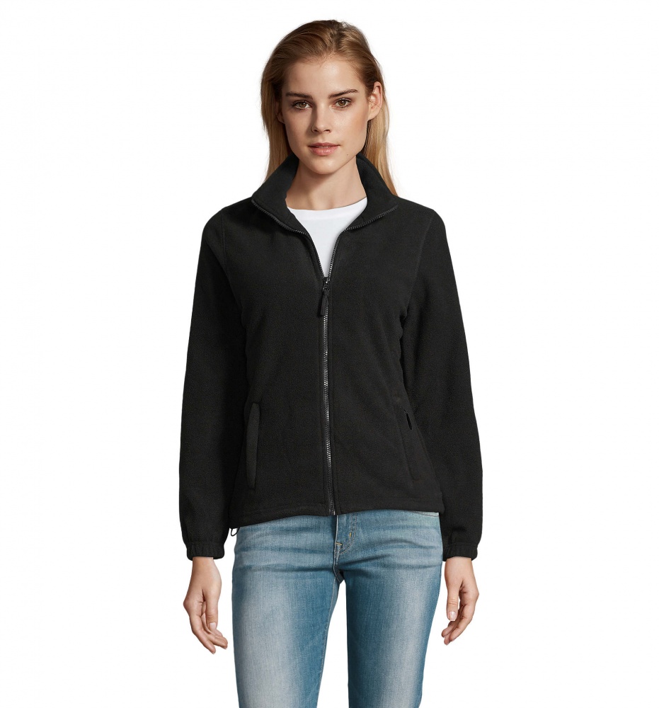 Logo trade promotional gifts picture of: NORTH WOMEN ZIPPED FLEECE