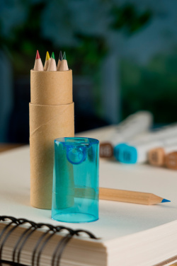 Logo trade promotional gifts image of: Wooden crayons BECKY