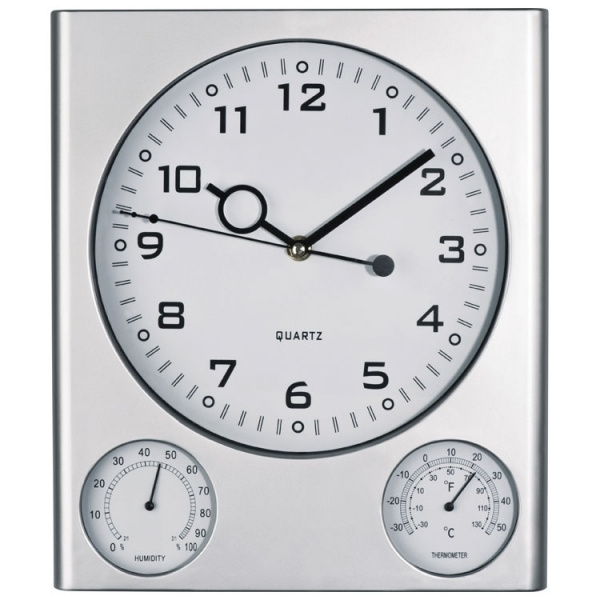 Logo trade promotional items image of: Plastic wall clock DEN HAAG