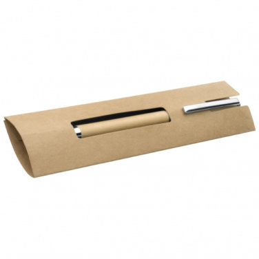 Logo trade business gift photo of: Wooden ballpen HEYWOOD