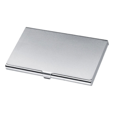 Logotrade promotional items photo of: Metal business card holder CORNWALL