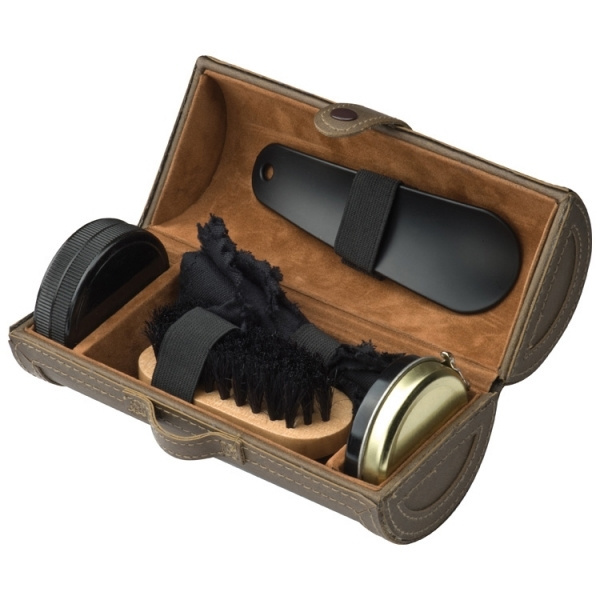 Logo trade promotional merchandise picture of: Shoe polish roll GRENOBLE
