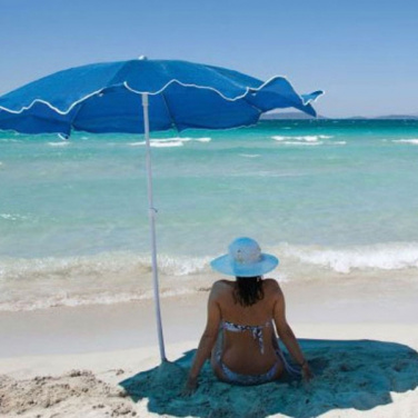 Logo trade promotional merchandise photo of: Beach umbrella FORT LAUDERDALE