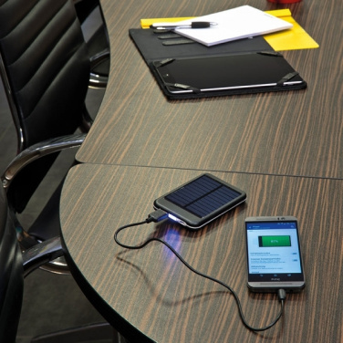 Logo trade promotional items image of: Solar power bank PHILADELPHIA