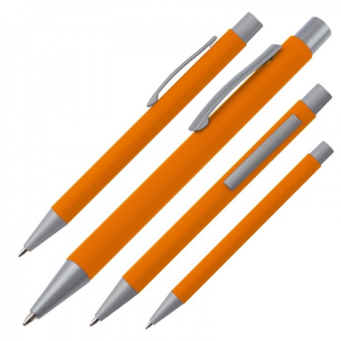 Logotrade business gifts photo of: Metal ballpen soft touch ABU DHABI