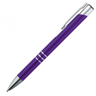 Logo trade promotional merchandise picture of: Metal ballpen ASCOT