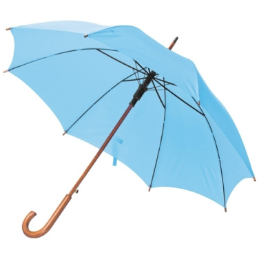 Logotrade promotional product picture of: Wooden automatic umbrella NANCY