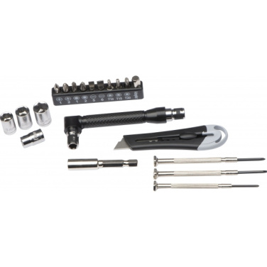 Logo trade advertising product photo of: 22-piece tool set BERINGEN