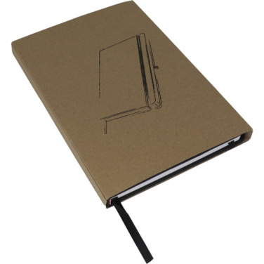 Logo trade promotional merchandise photo of: A5 note book KIEL