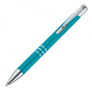 Logo trade promotional giveaways image of: Metal ballpen ASCOT