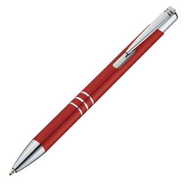 Logo trade promotional items image of: Metal ballpen ASCOT