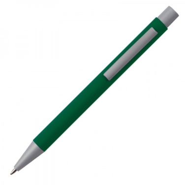 Logo trade promotional gifts picture of: Metal ballpen soft touch ABU DHABI