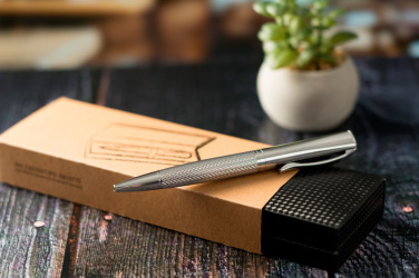Logo trade promotional products picture of: Metal ballpen CHESTER