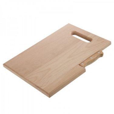 Logo trade advertising products image of: Wooden board with knife LIZZANO