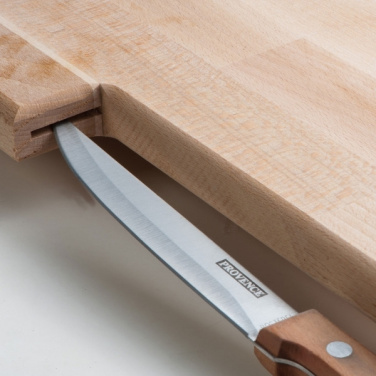 Logotrade promotional products photo of: Wooden board with knife LIZZANO
